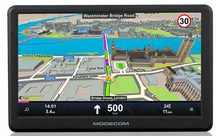 GPS-Навигатор Modecom FreeWAY SX 7.1 MapFactor (Black)