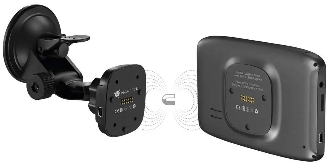 GPS Navigator Navitel E505 Magnetic (Black) - 3