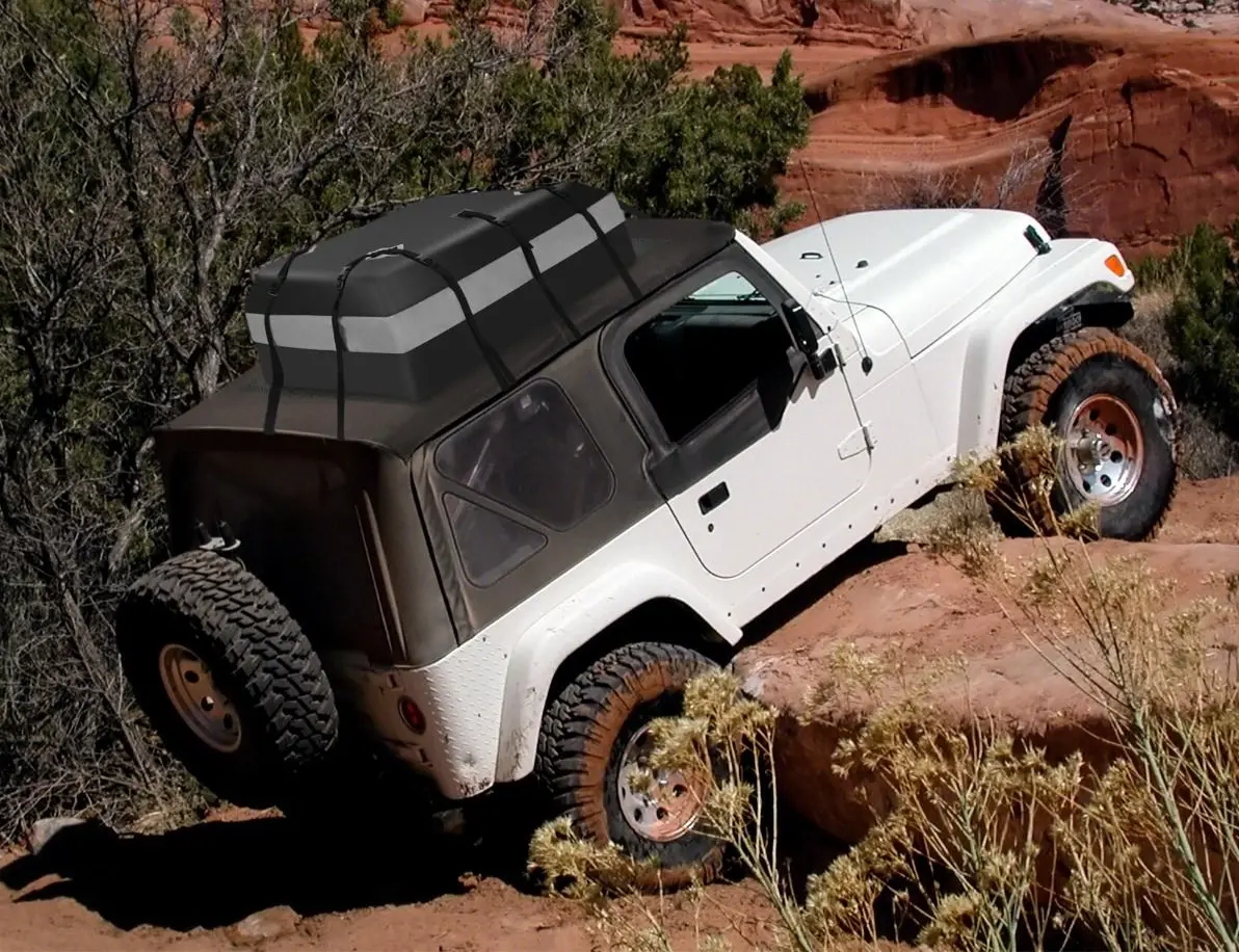 Cutie portbagaj auto Costway AT6117HS (Black/Grey)