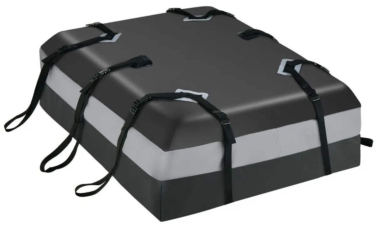 Cutie portbagaj auto Costway AT6117HS (Black/Grey)