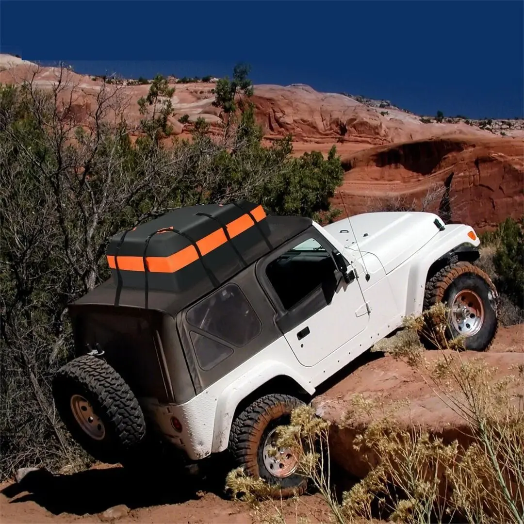 Cutie portbagaj auto Costway AT6117OR (Black/Orange)