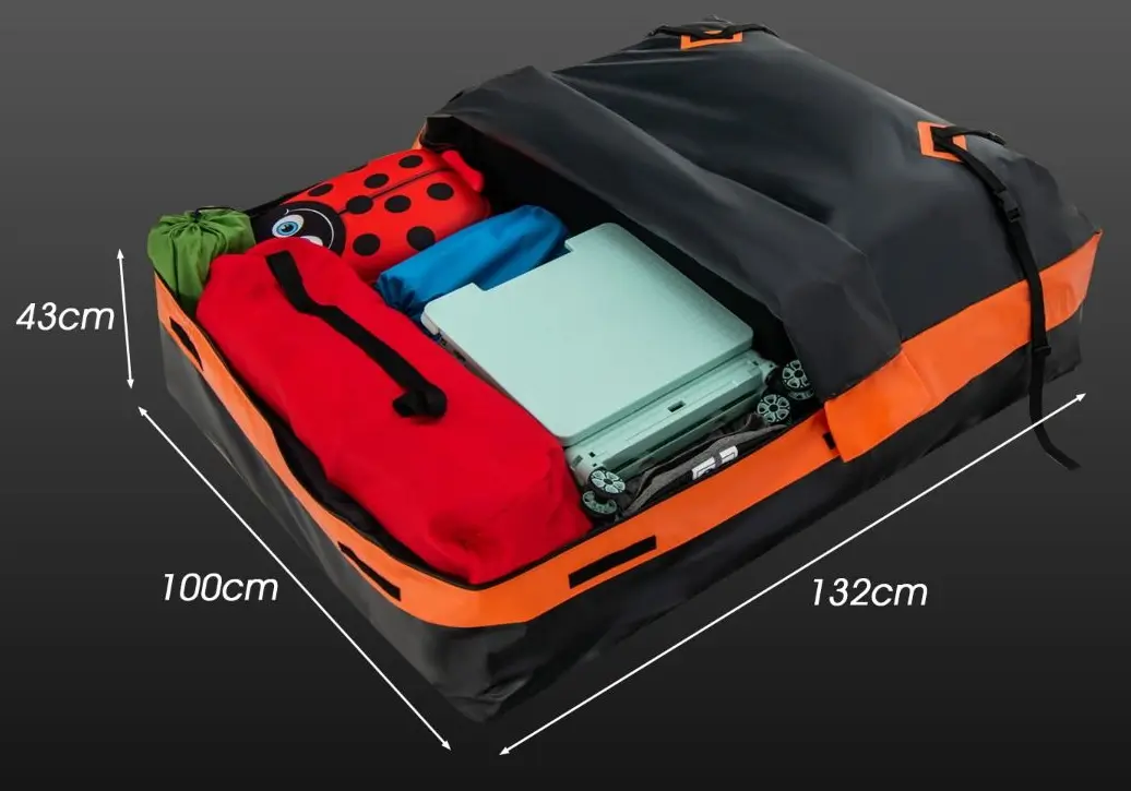 Cutie portbagaj auto Costway BG51853OR (Black/Orange)