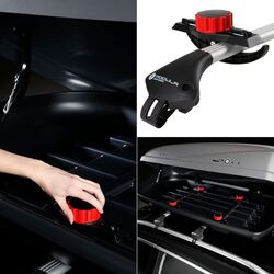 Автомобильный бокс Modula EVO 550 (Glossy Black) Thumb