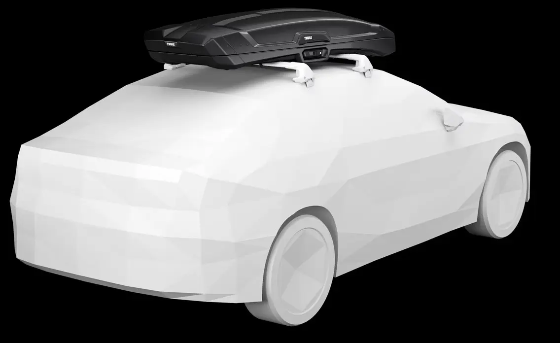 Автомобильный бокс Thule Vector Alpine (Black)