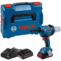 Pistol pentru nituit cu acumulator Bosch GRG 18V-16 + ProCORE18V 4,0 Аh* 2 + GAL 18V-40 + Case