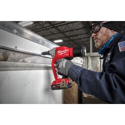 Pistol pentru nituit cu acumulator Milwaukee M18 ONEFPRT-0X Solo Thumb