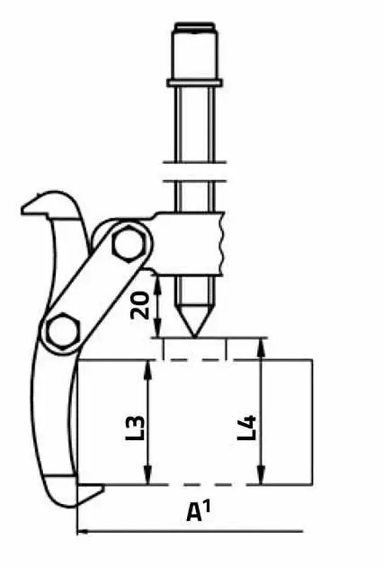 Съемник подшипников Total THTGP346 - 2