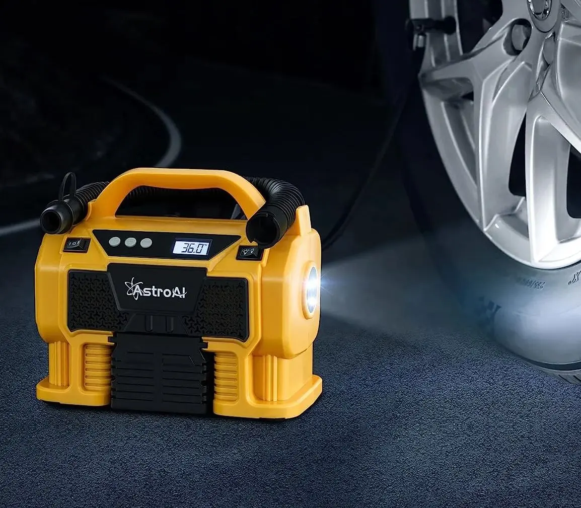 Compresor cu acumulator AstroAI 3PLYE (Yellow/Black)