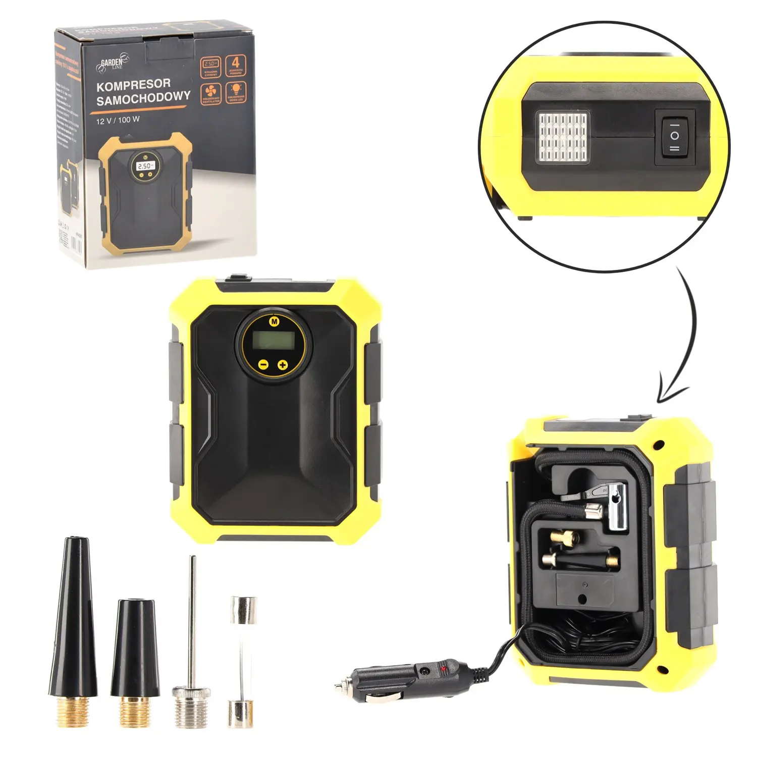 Компрессор Chomik AIR4595 (Black Yellow)