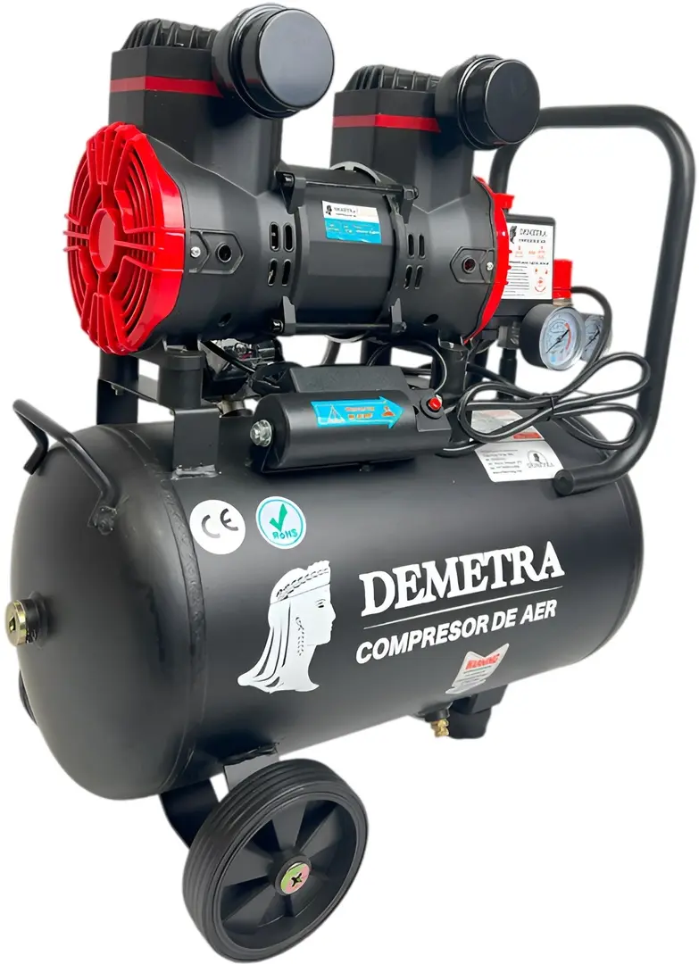 Воздушный компрессор Demetra DN1500-24 (Black)