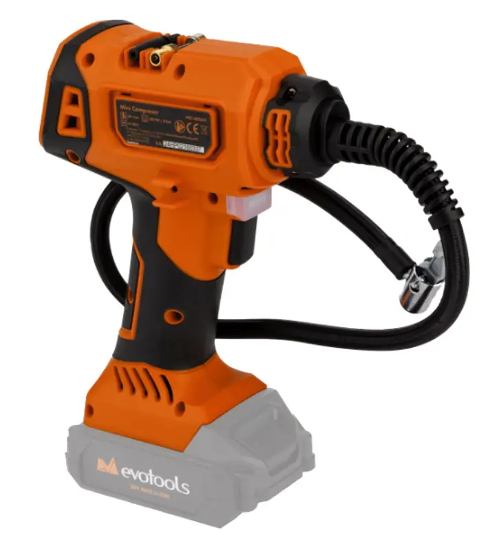 Mini compresor cu acumulator Evotools HGT682633 Solo
