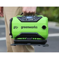 Compresor cu baterie GreenWorks G24IN (Green/Black) Thumb
