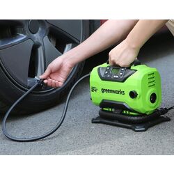 Compresor cu baterie GreenWorks G24IN (Green/Black) Thumb