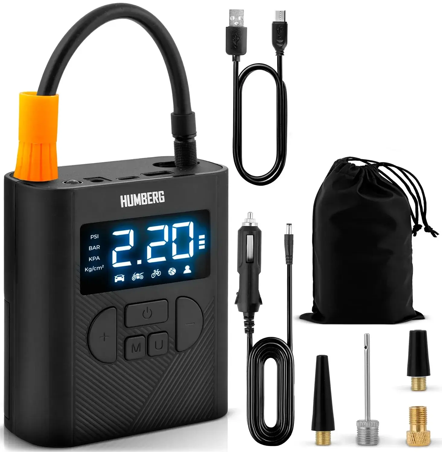 Compresor cu acumulator Humberg HM-252 525200 (Black) - 2