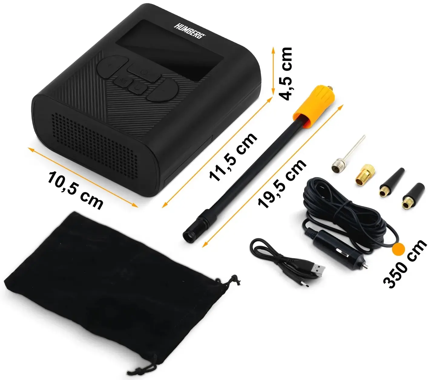 Compresor cu acumulator Humberg HM-252 525200 (Black) - 16