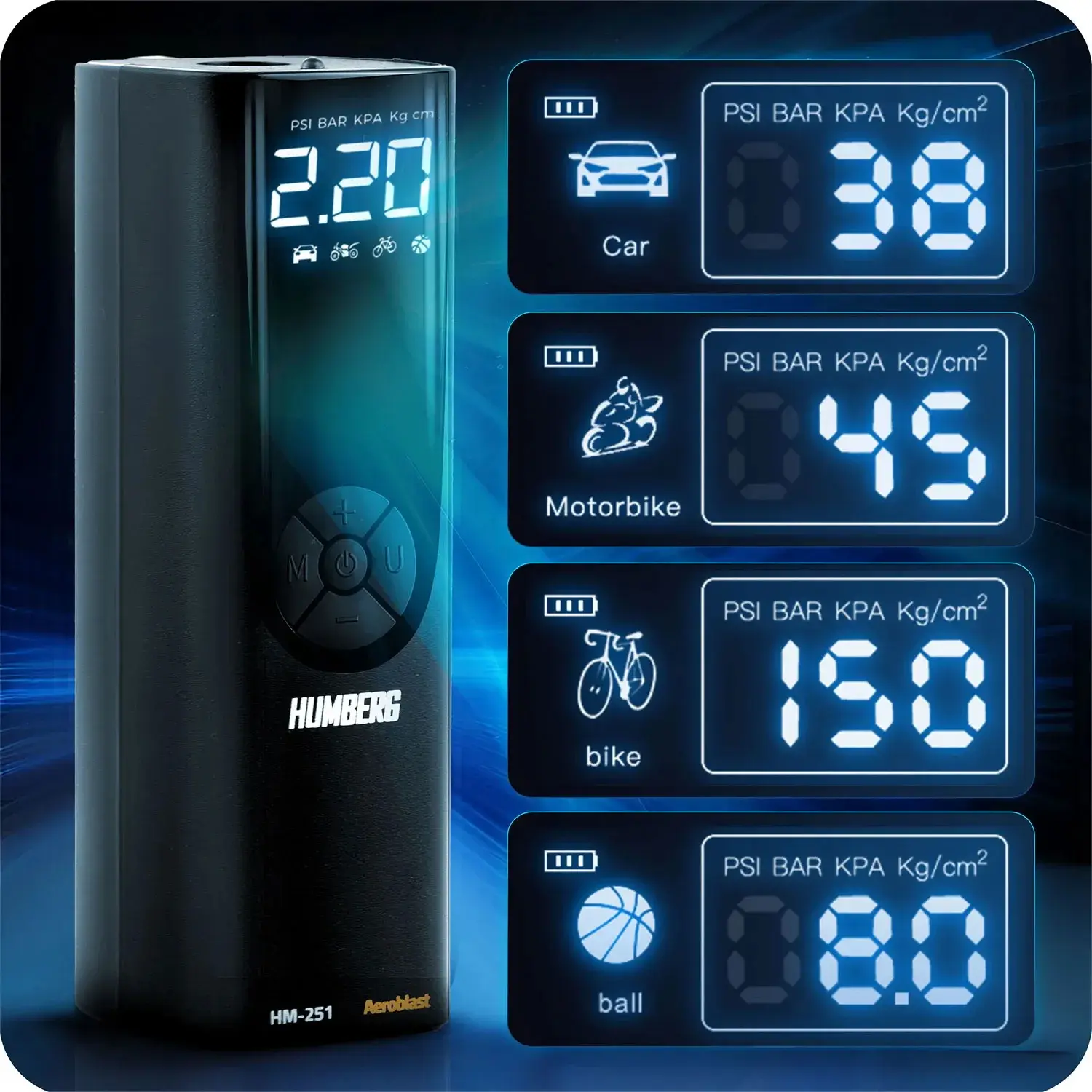 Compresor Humberg HM-251 (Blue) - 6