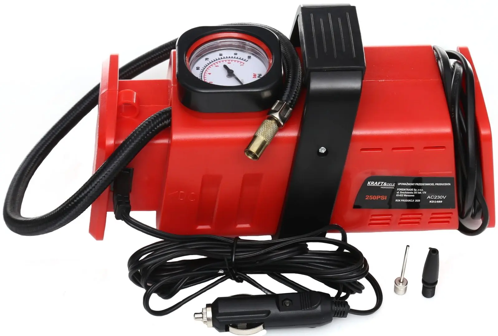 Compresor Kraft&Dele Professional KD1489 (Red/Black)