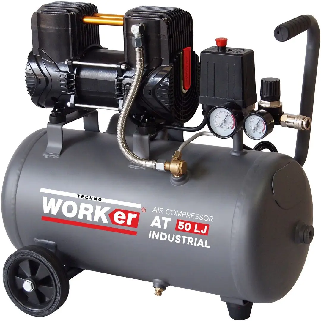 Воздушный компрессор Technoworker AT 50 LJ (Black/Grey)