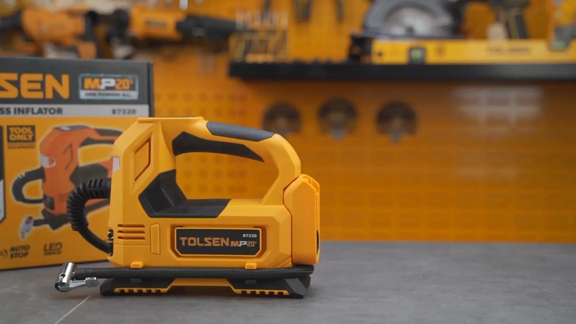 Компрессор автомобильный Tolsen 87320