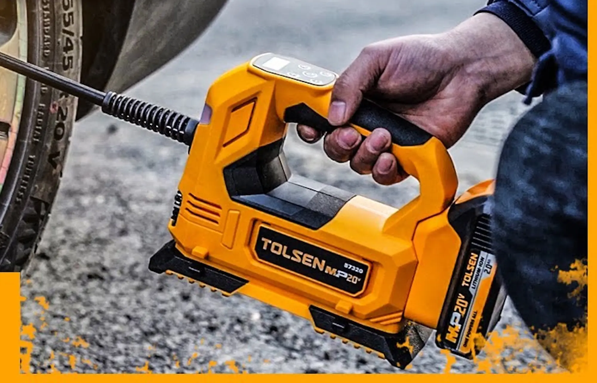 Компрессор автомобильный Tolsen 87320