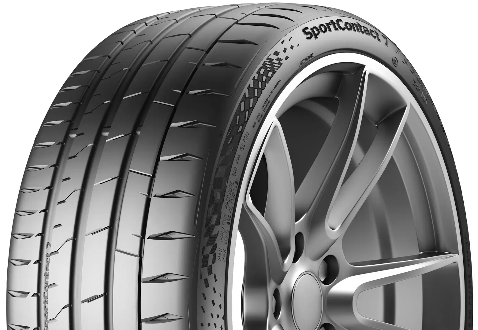 Шины Continental SportContact 7 245/45 ZR19 102Y XL FR - 3