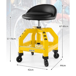 Taburet pentru service auto Costway AU10017YE (Black/Yellow) Thumb