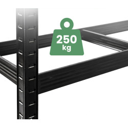 Raft pentru anvelope Akord 120x40x180 (Black) Thumb