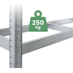 Raft pentru anvelope Akord 120x40x180 (Silver) Thumb