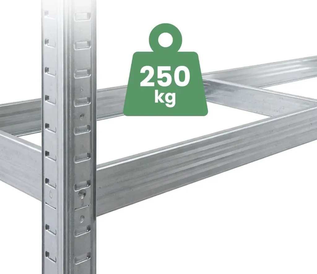 Raft pentru anvelope Akord 120x40x180 (Silver) - 3