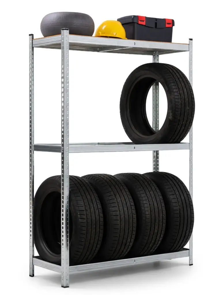 Raft pentru anvelope Akord 120x40x180 (Silver)