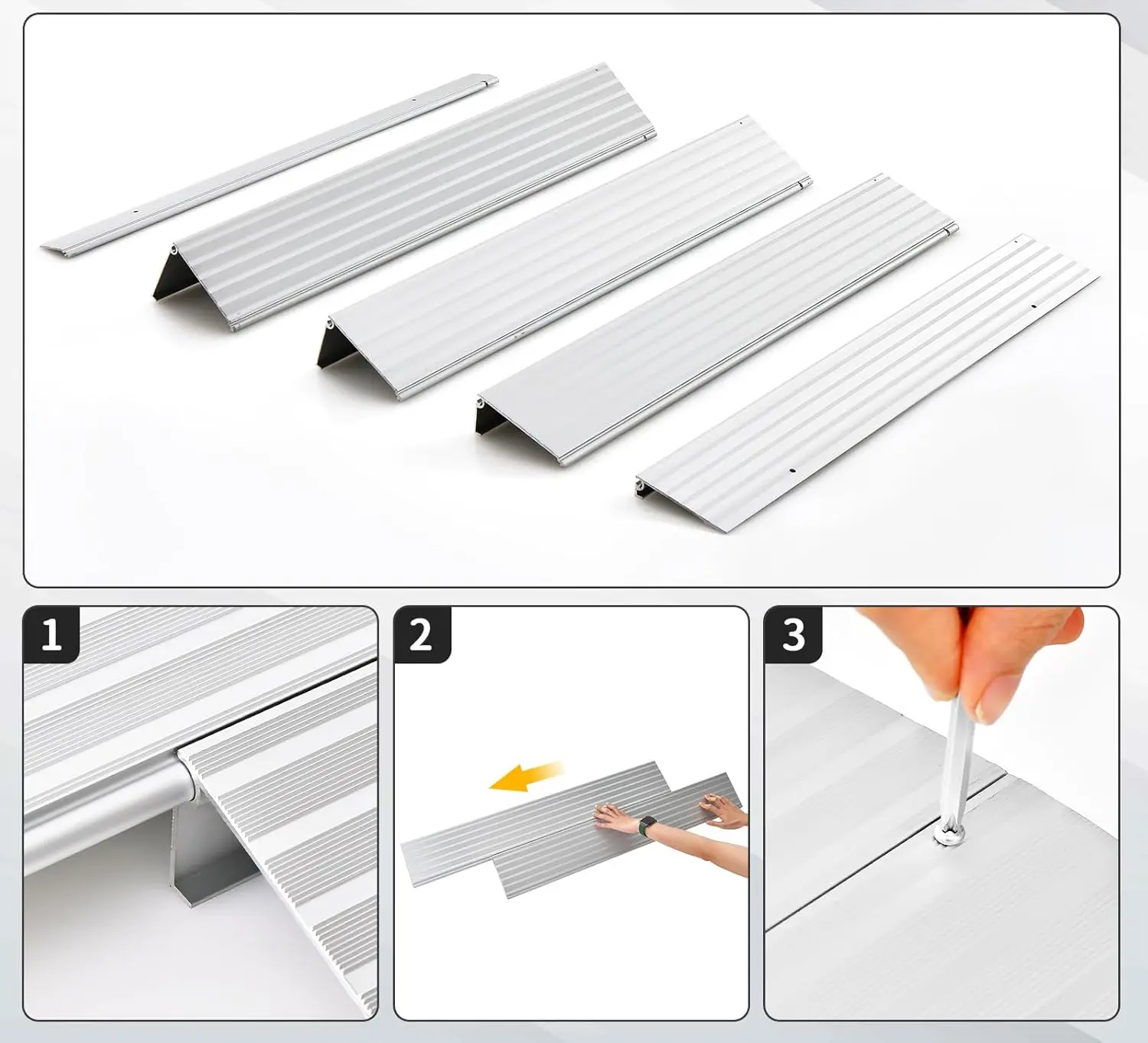 Rampa Costway TD10016 (Silver)