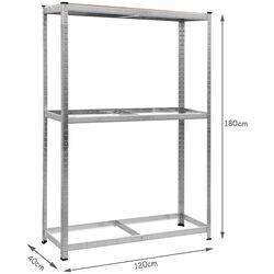 Raft pentru anvelope Costway TL33083 (Silver) Thumb