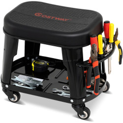 Taburet pentru service auto Costway AU10041BK (Black)
