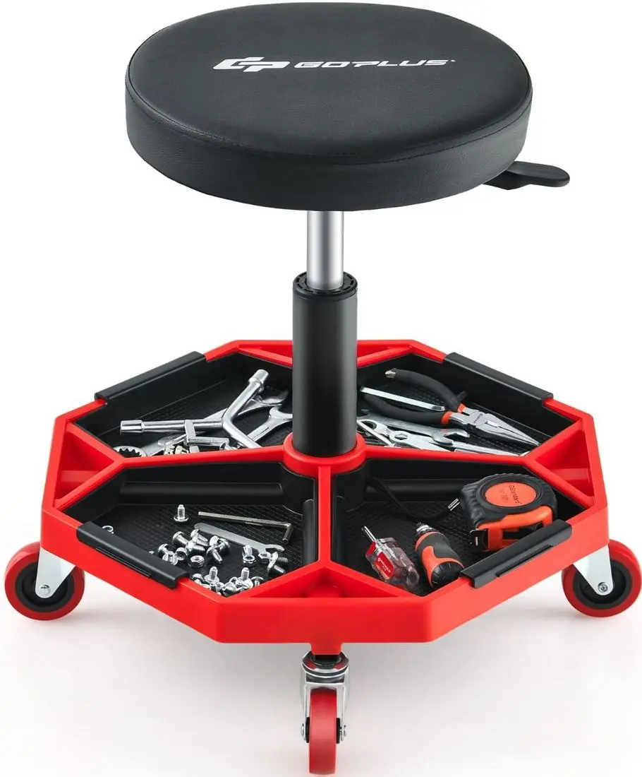 Taburet de atelier Costway AU10007 (Black/Red)