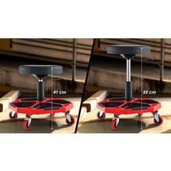 Taburet de atelier Costway AU10007 (Black/Red) Thumb