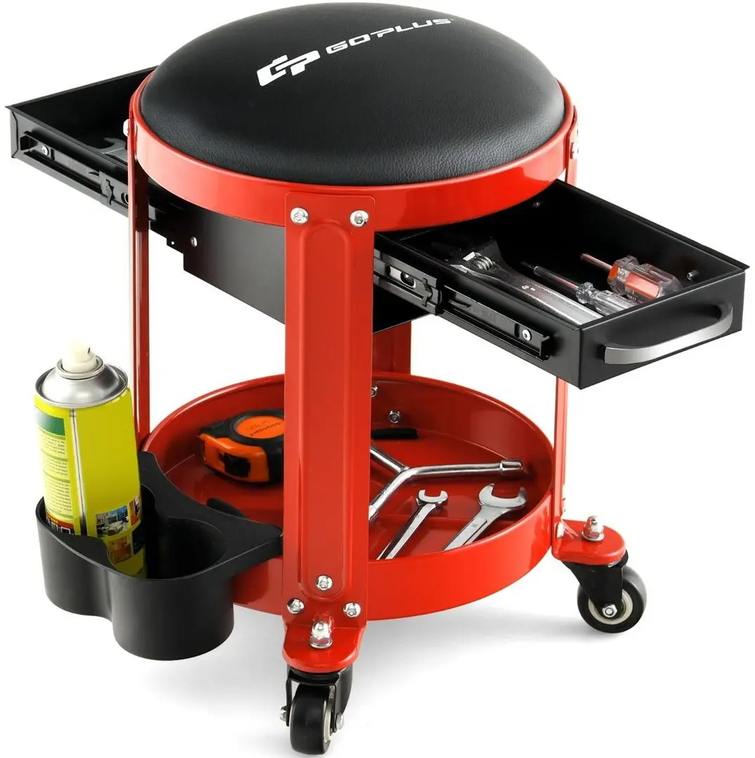 Taburet de atelier Costway AU10008 (Black/Red)