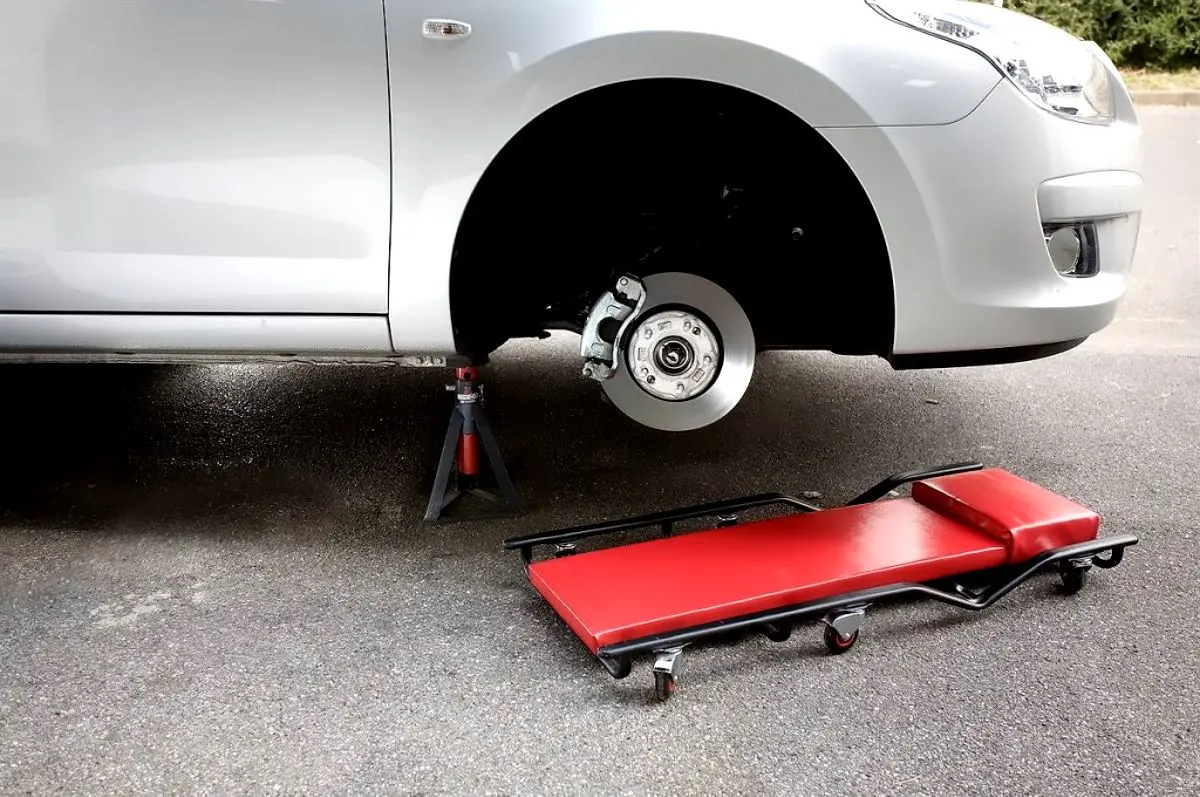 Pat mecanic rulant Facom DTS.1B (Red/Black)