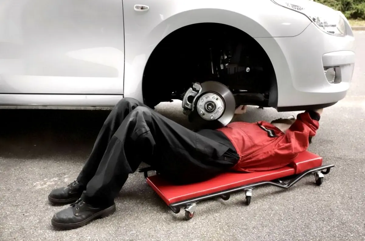 Pat mecanic rulant Facom DTS.1B (Red/Black)