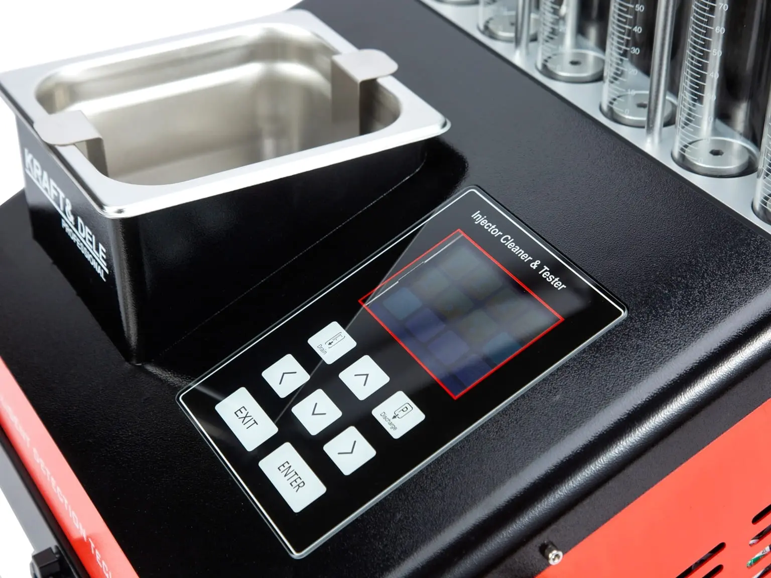 Tester/curatator cu ultrasunete pentru injectoare Kraft&Dele KD3540 - 5