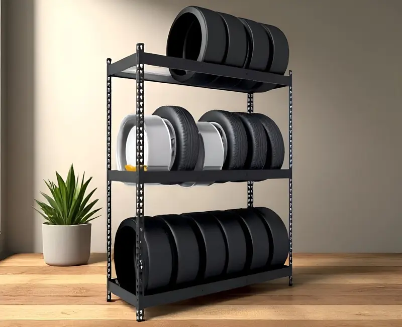 Стеллаж для колес Metkas Titan TSK16823120503A 168х120х50cm (Anthracite)