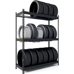 Etajera pentru roti Metkas Titan TSK16823180503A 168х180х50cm (Anthracite) Thumb