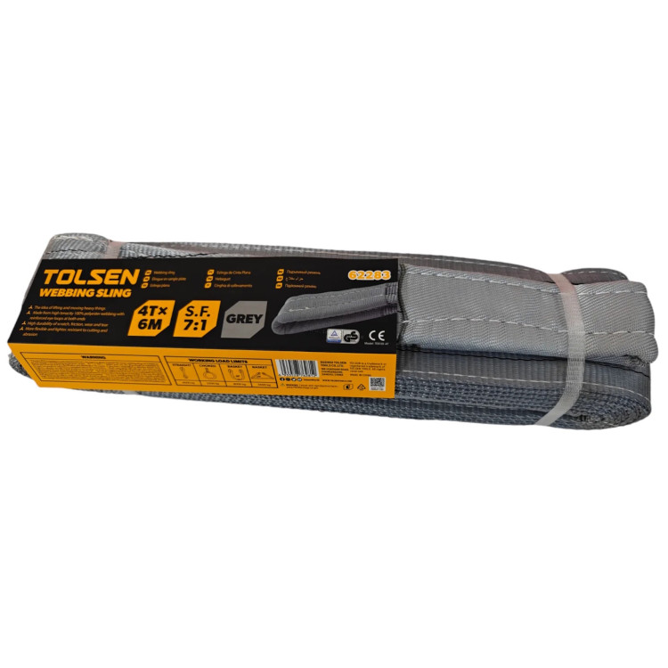 Строп текстильный Tolsen 62283 (Grey)