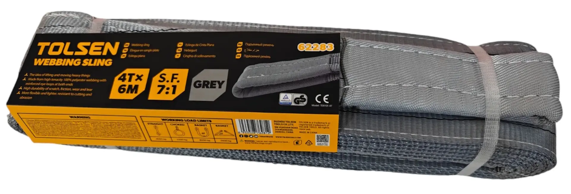 Sling textil Tolsen 62283 (Grey)