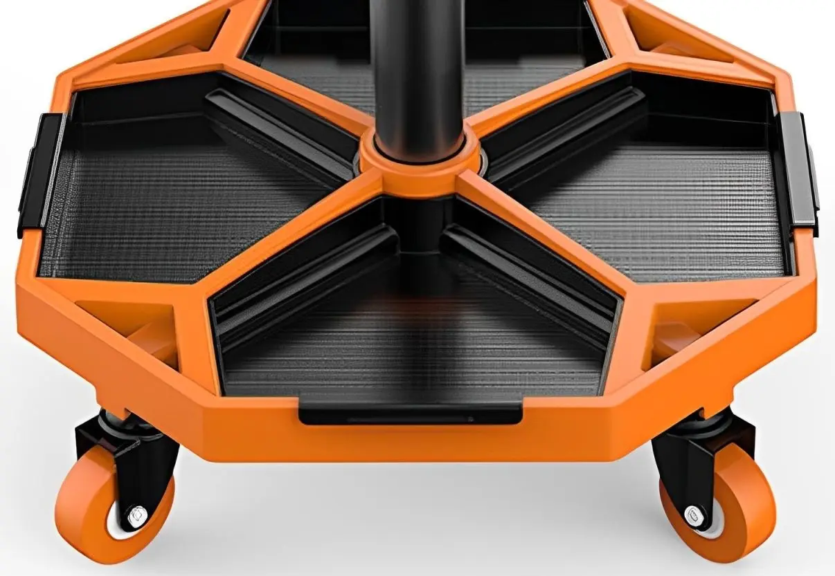 Taburet de atelier Wokin 739530 (Black/Orange)