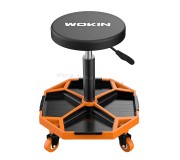 Taburet de atelier Wokin 739530 (Black/Orange)