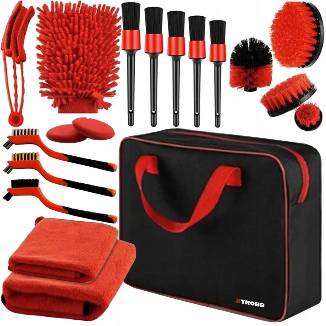 Set de ingrijire auto Xtrobb 22626 (Red/Black)