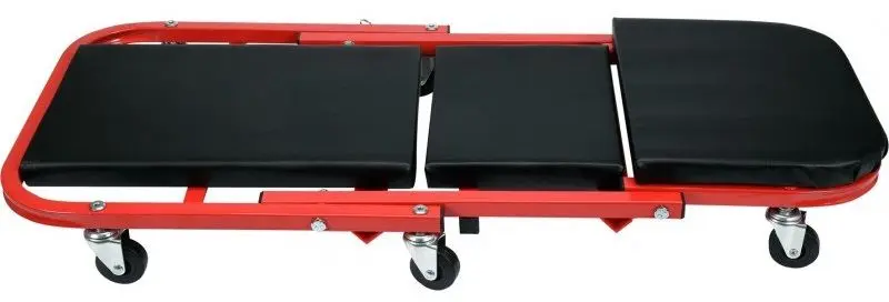 Лежак подкатной 2в1 Yato YT-08802 (Red/Black)