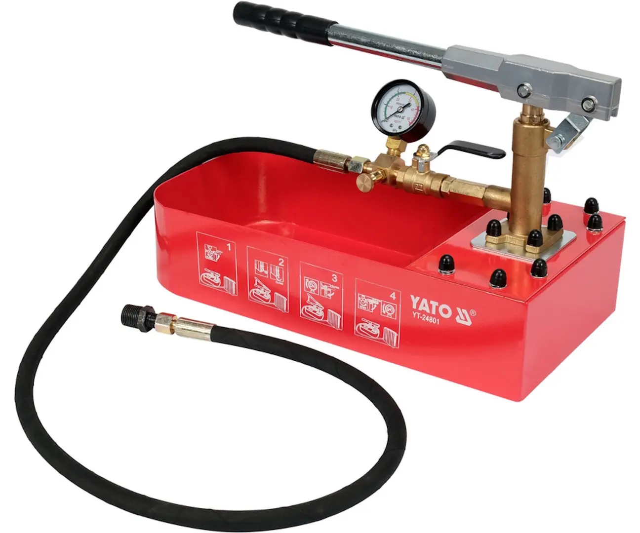 Pompa manuala pentru testare presiune Yato YT-24801