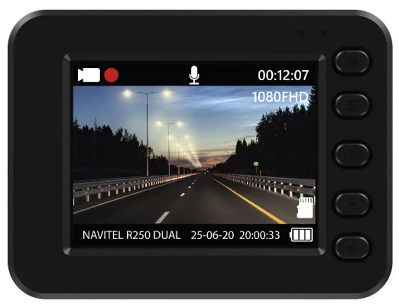 Videoregistrator Navitel R250 Dual (Black)
