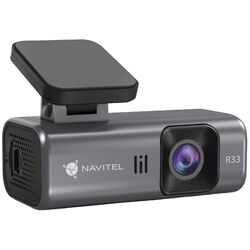 Видеорегистратор Navitel R33 + Helmet MicroSD Card 64GB (Gray)